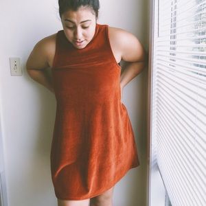 Corduroy tank dress